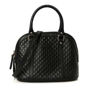 Microguccissima Mini Dome Bag Black #258363G10B